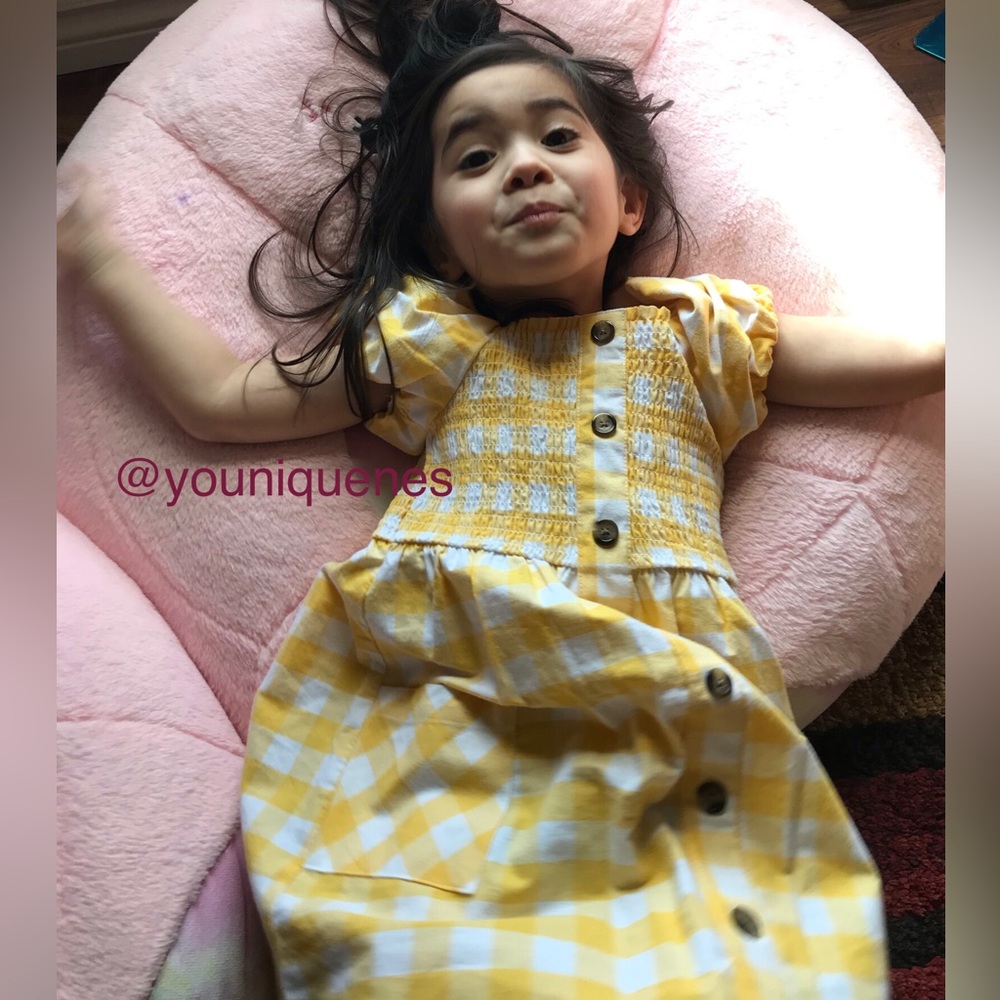 Wonder nation girls puff sleeve dress